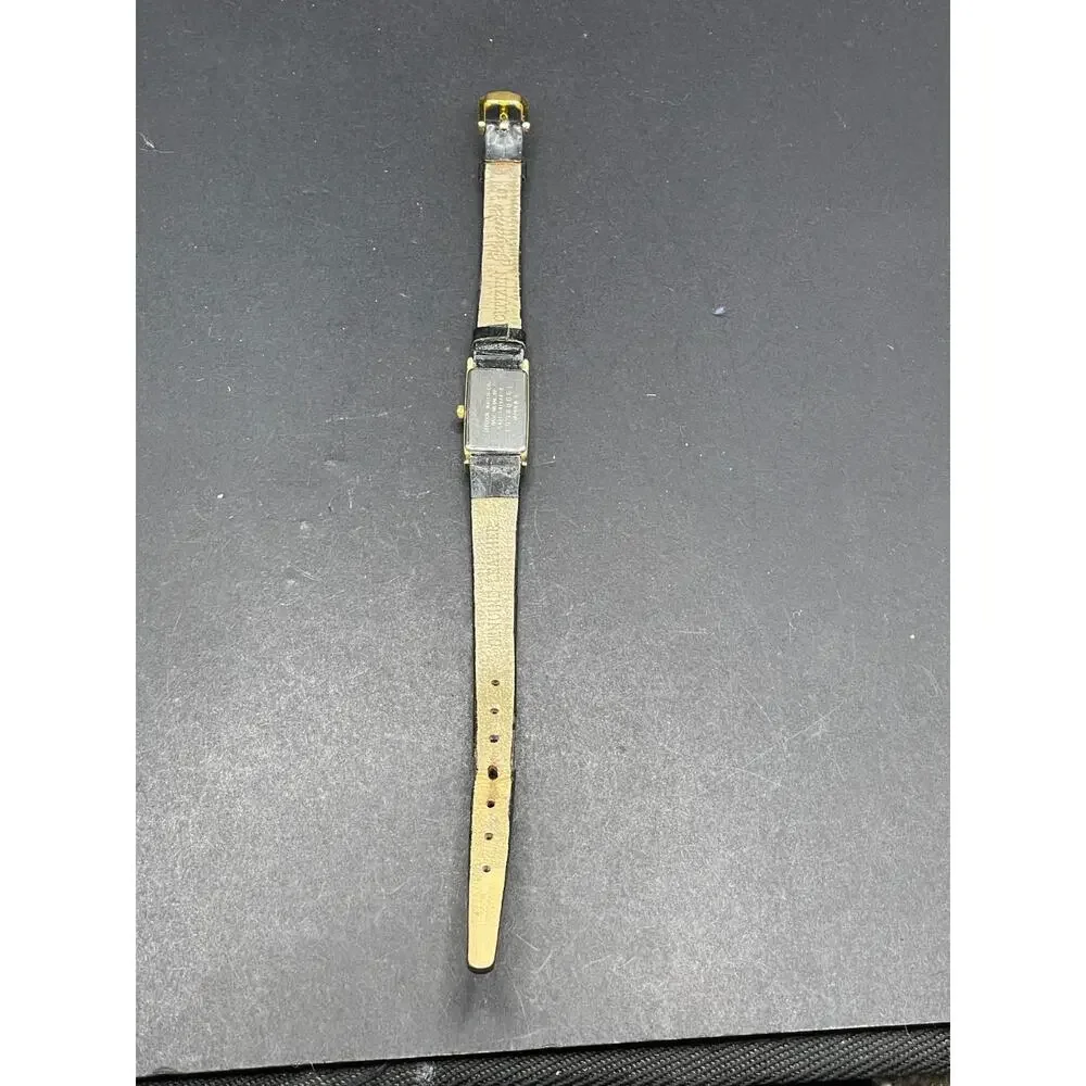Citizen Elegance Textured 5421-F41574 Ladies Watch Black Dial Gold Tone 13mm